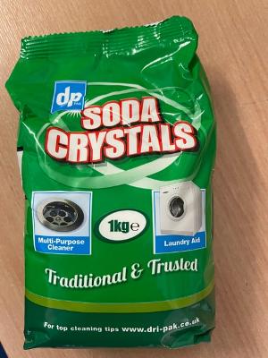 Soda crystals 1kg bag
